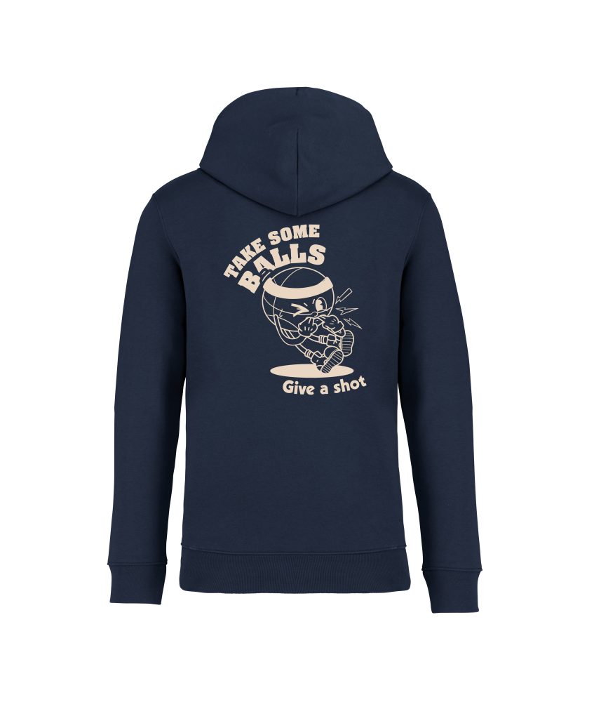 sweatshirt basket back bleu marine