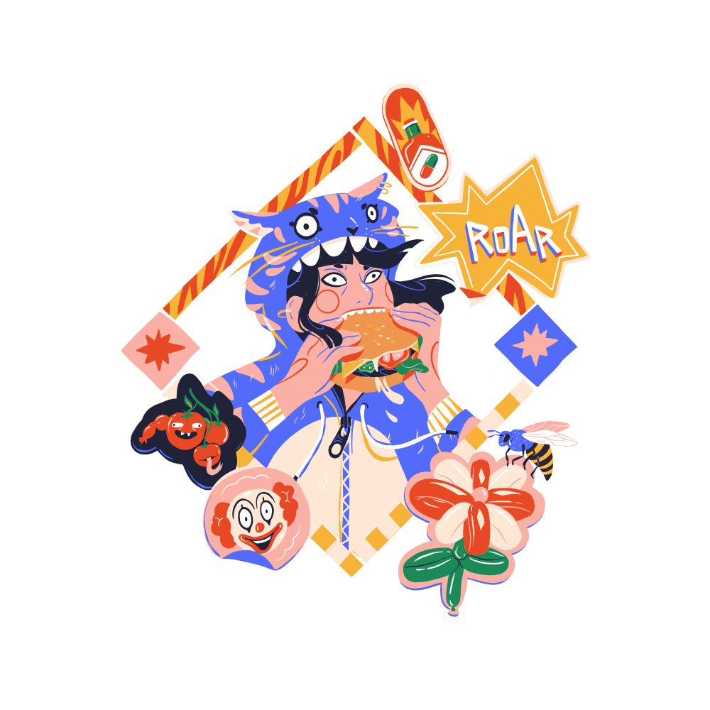 julie wo visuel roar