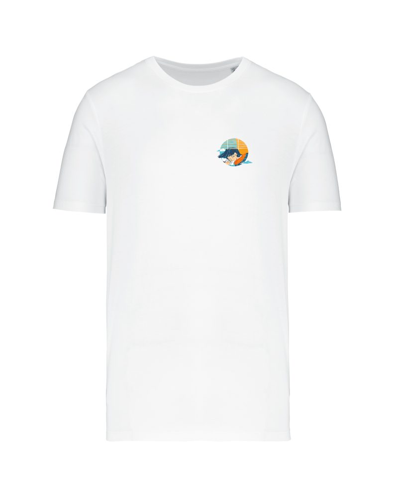 teeshirt chill front blanc