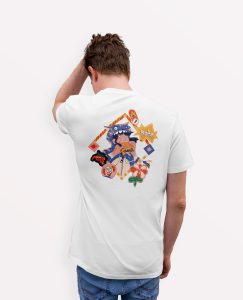teeshirt homme roar mockup blanc