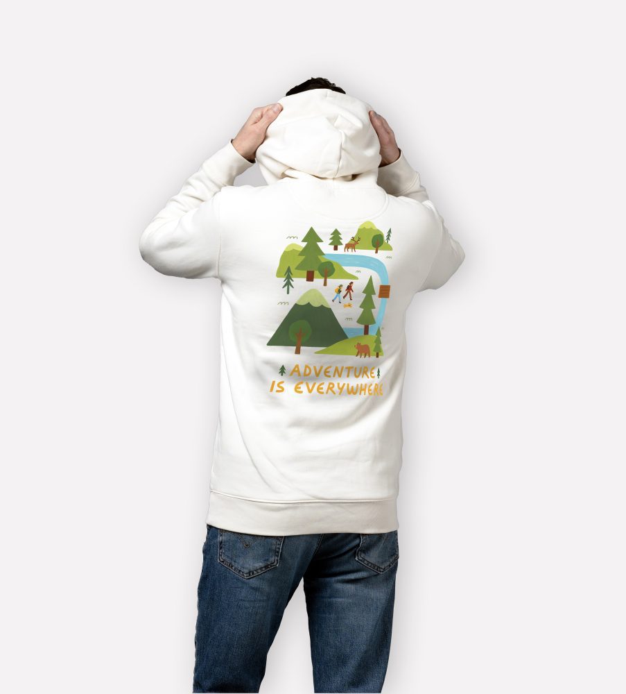 sweatshirt homme adventure mockup back ivoire