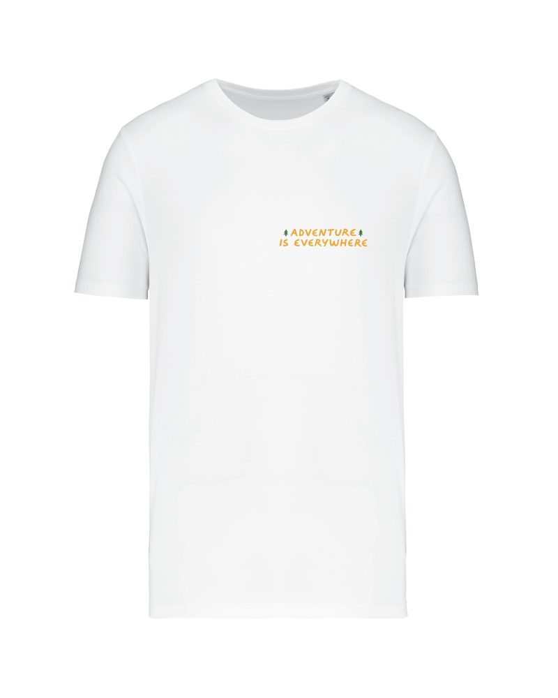 teeshirt adventure front blanc