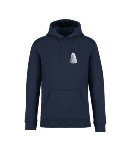 sweatshirt lune front bleu marine