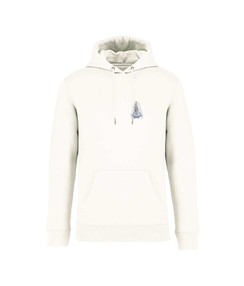 sweatshirt lune front ivoire