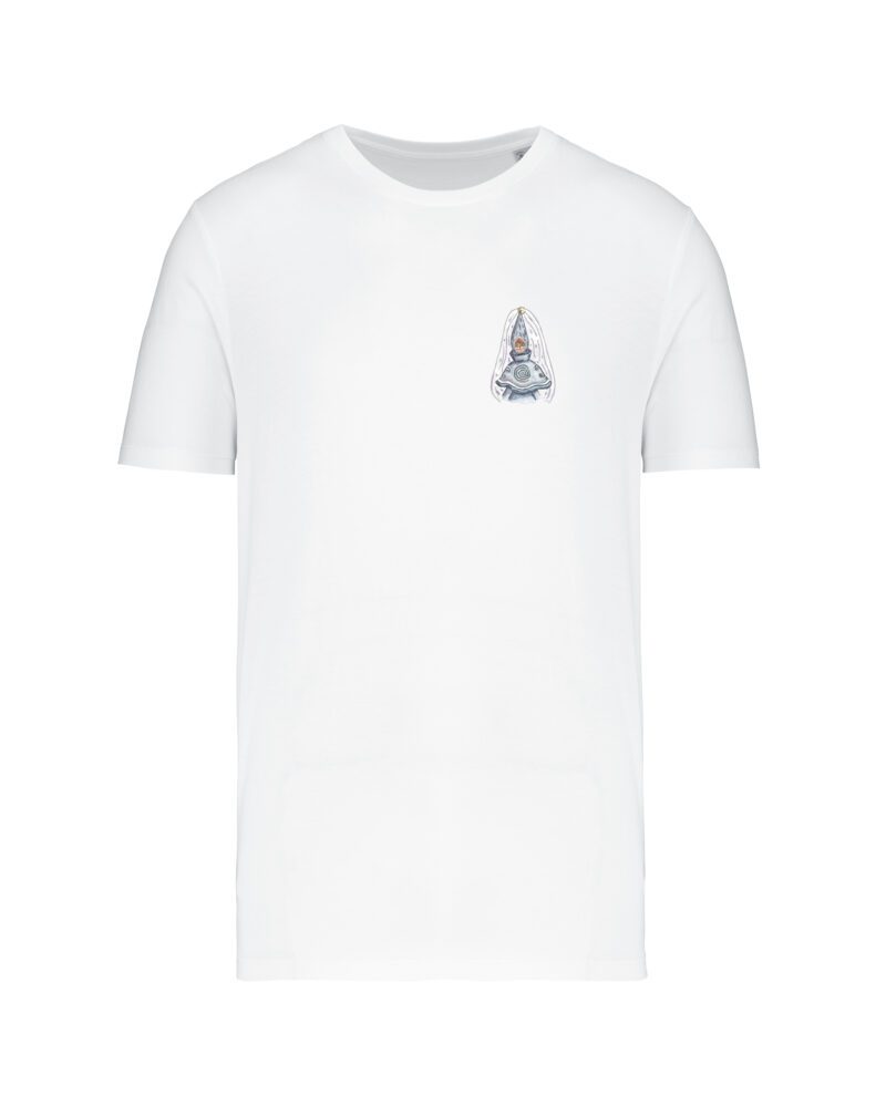 teeshirt lune front blanc