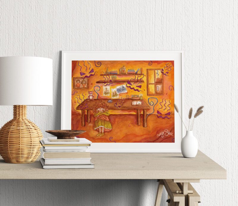 poster cauchemar amaryllis mockup