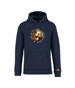 sweatshirt chatleureux front bleu marine