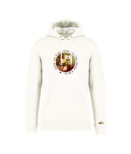 sweatshirt chatleureux front ivoire