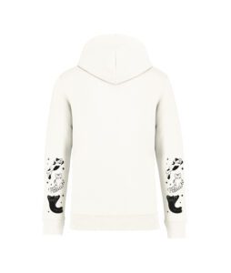 sweatshirt ciel chatoyant back ivoire monochrome