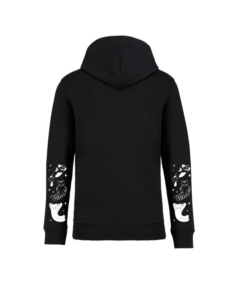 sweatshirt ciel chatoyant back noir monochrome