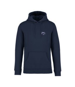 sweatshirt ciel chatoyant front bleu marine couleur