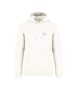 sweatshirt ciel chatoyant front ivoire couleur
