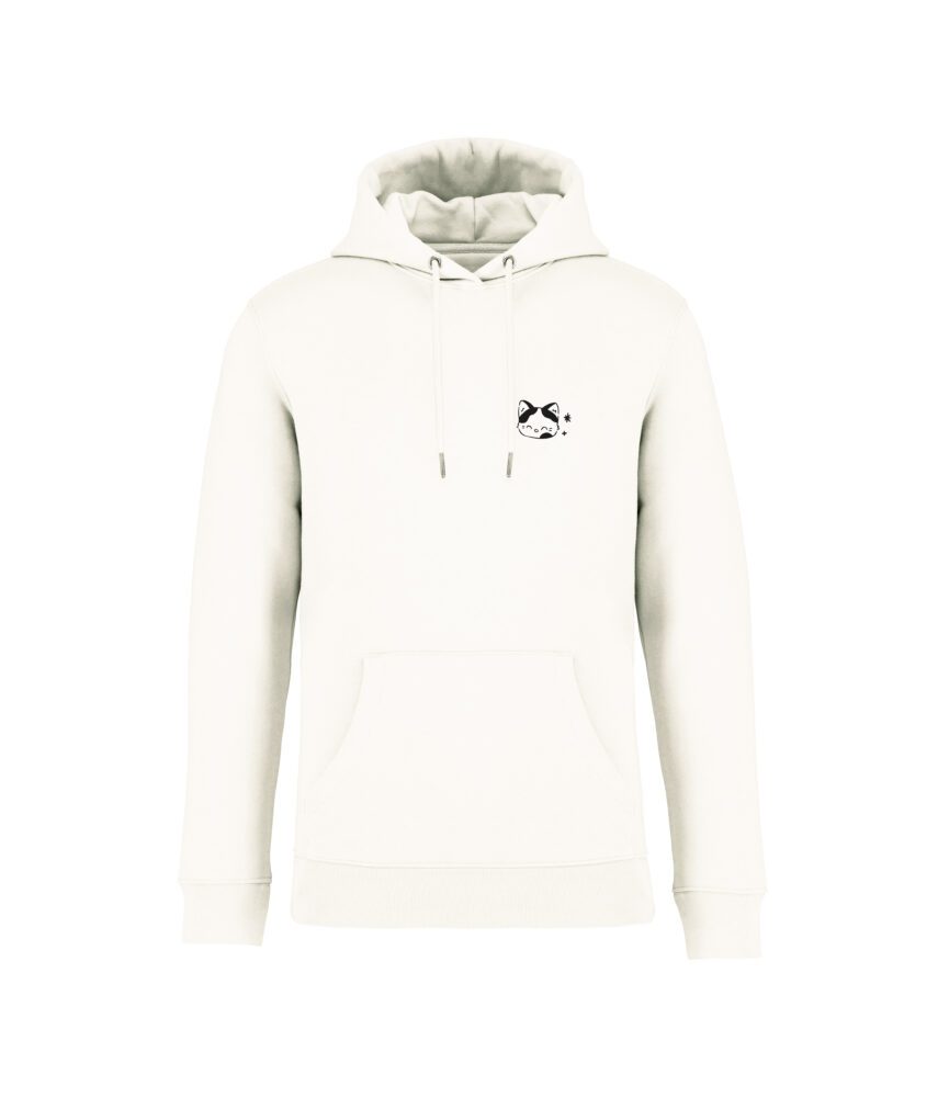 sweatshirt ciel chatoyant front ivoire monochrome