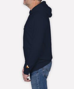 sweatshirt homme chatleureux mockup cote left bleu marine