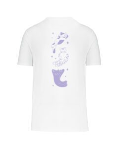 teeshirt ciel chatoyant back couleur blanc