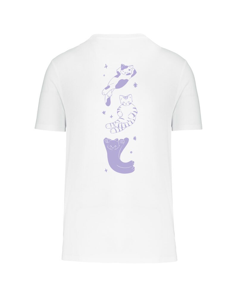teeshirt ciel chatoyant back couleur blanc