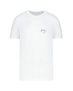 teeshirt ciel chatoyant front couleur blanc