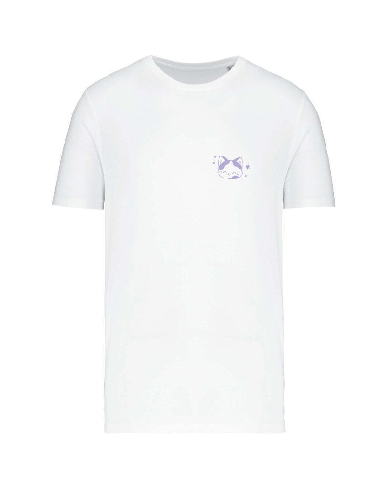 teeshirt ciel chatoyant front couleur blanc