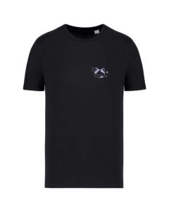 teeshirt ciel chatoyant front couleur noir