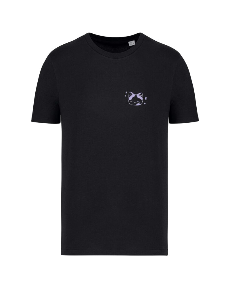 teeshirt ciel chatoyant front couleur noir