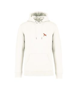 sweatshirt born for sunshine front ivoire