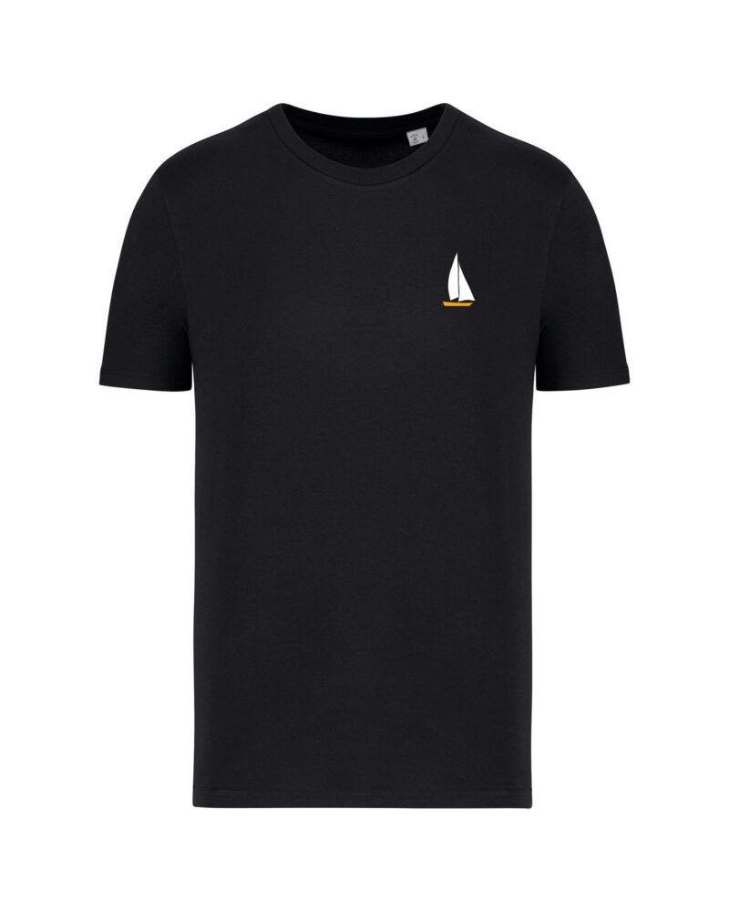 teeshirt homme slow days only front noir