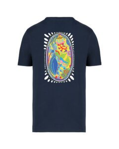 teeshirt mockup jungle back bleu marine