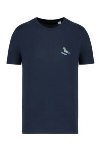 teeshirt mockup jungle front bleu marine
