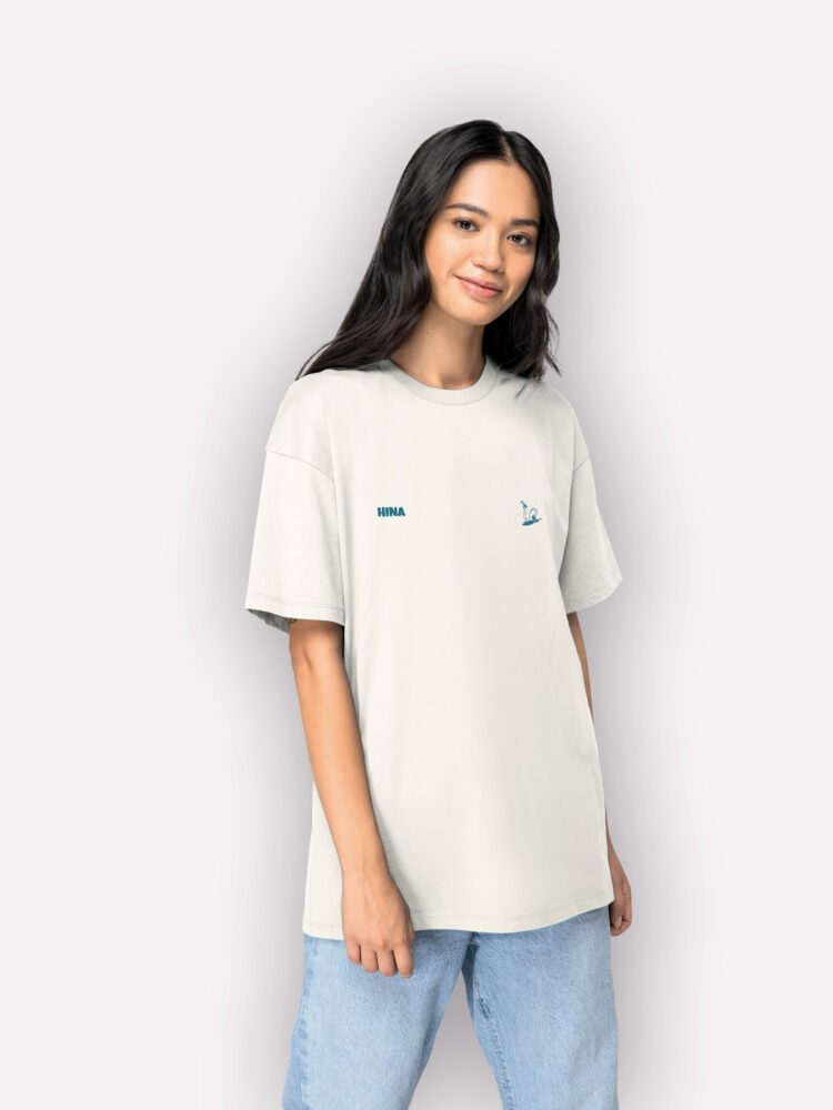 teeshirt femme hina mockup front ivoire