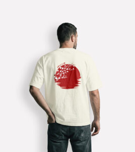 teeshirt homme amaterasu mockup back ivoire