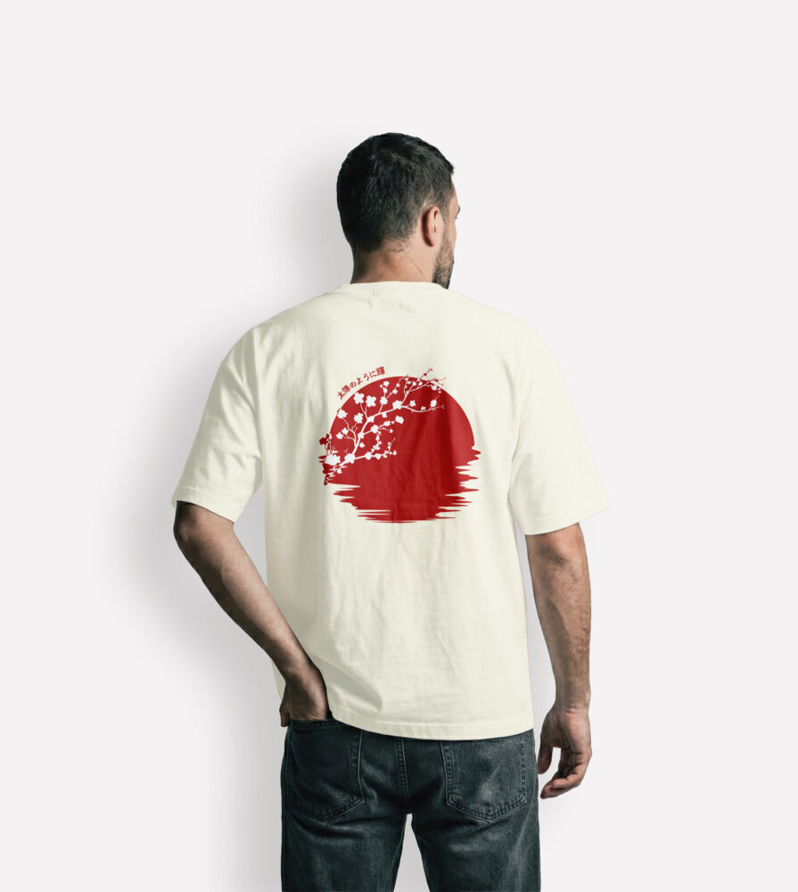 teeshirt homme amaterasu mockup back ivoire
