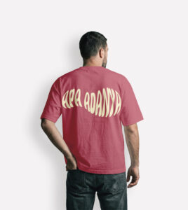 teeshirt homme dewi ratih mockup back antique rose