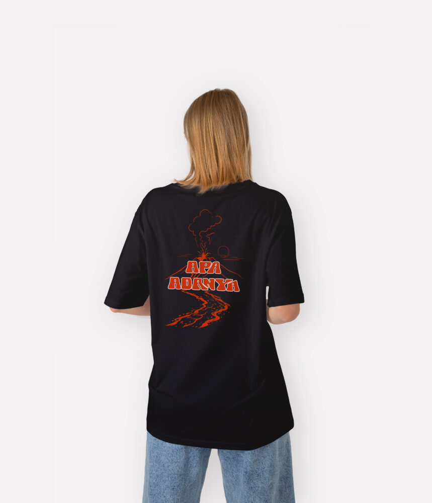 teeshirt femme dewi ratih mockup back noir