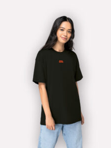 teeshirt femme dewi ratih mockup front noir