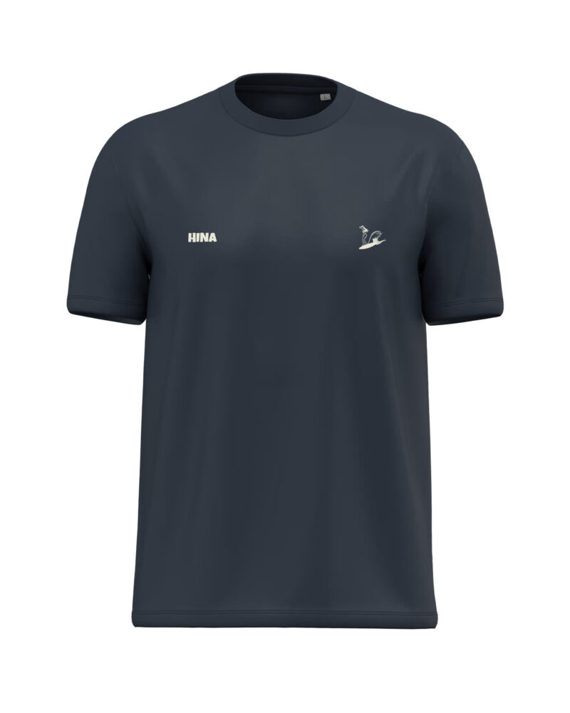teeshirt hina front bleu marine